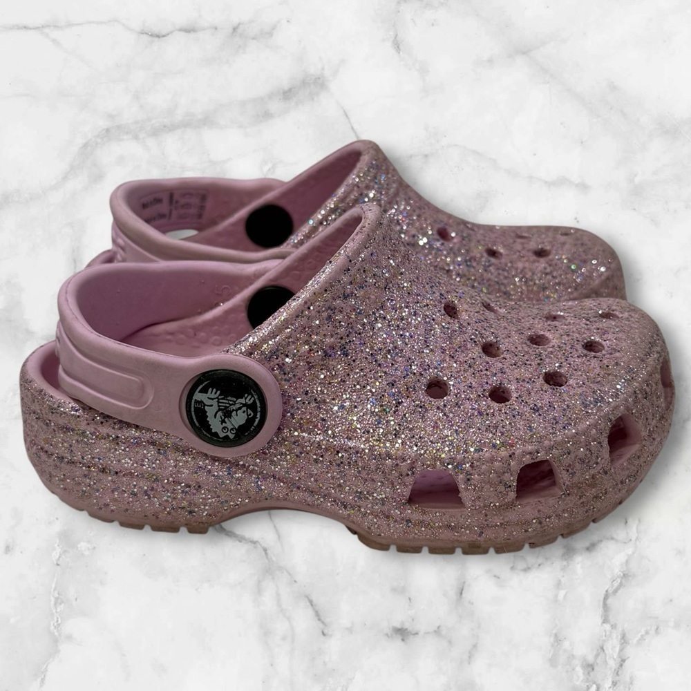 Baby Crocs Classic Glitter size 5